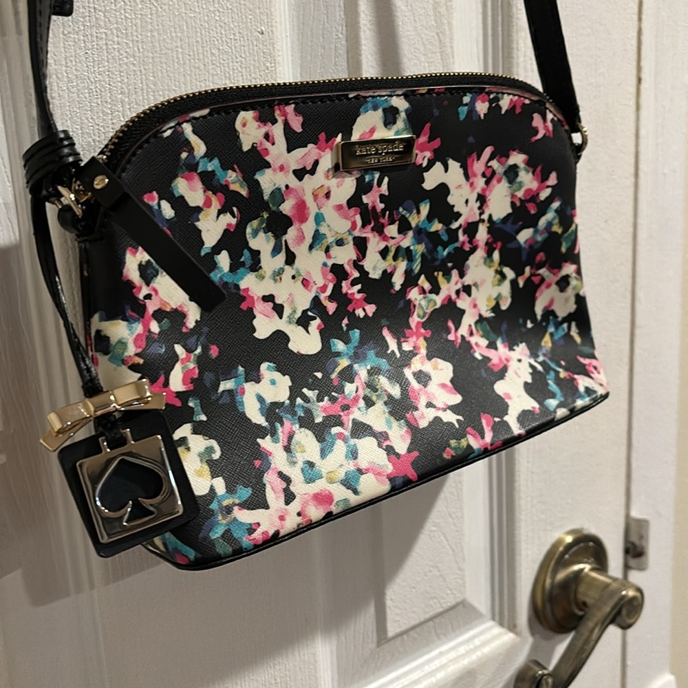 Kate Spade Multi Color Flower Crossbody Bag